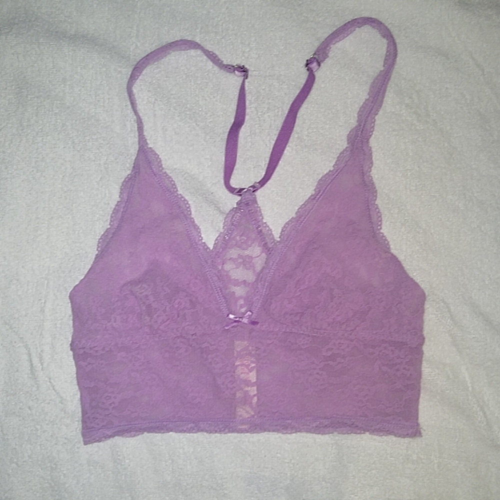 Racerback bralette light purple xs